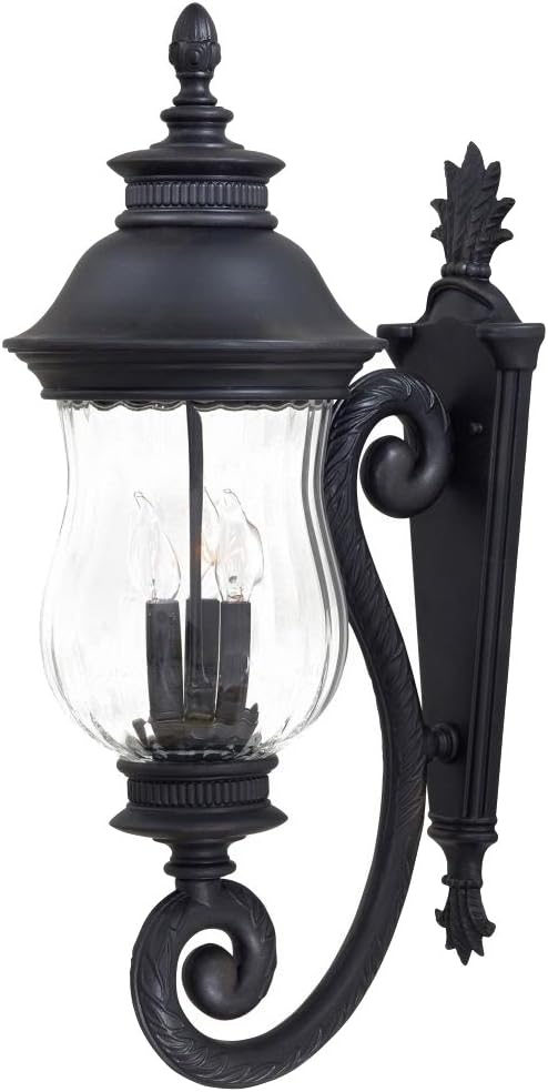 European Influence Three Light Wall Mount from Newport Collection in Bronze/Darkfinish