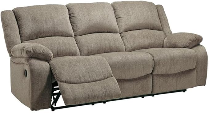 Draycoll Power Reclining Sofa in Pewter