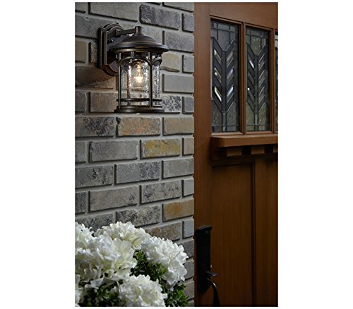 Coastal Armour MBH8409PN Marblehead Outdoor Wall Sconce, 3-Light 180 Total Watts, 15" H x 9" W