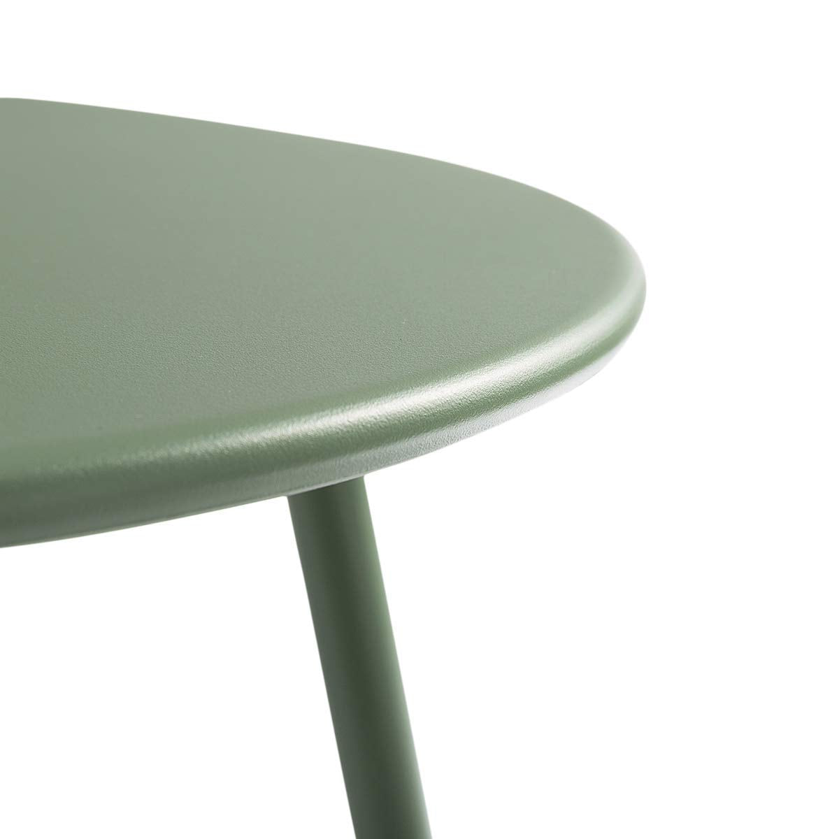 Small Round Patio Metal Side Snack Table