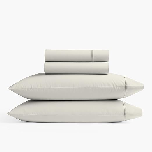 600 Thread Count Cotton Rich Queen Size Sheets Set White