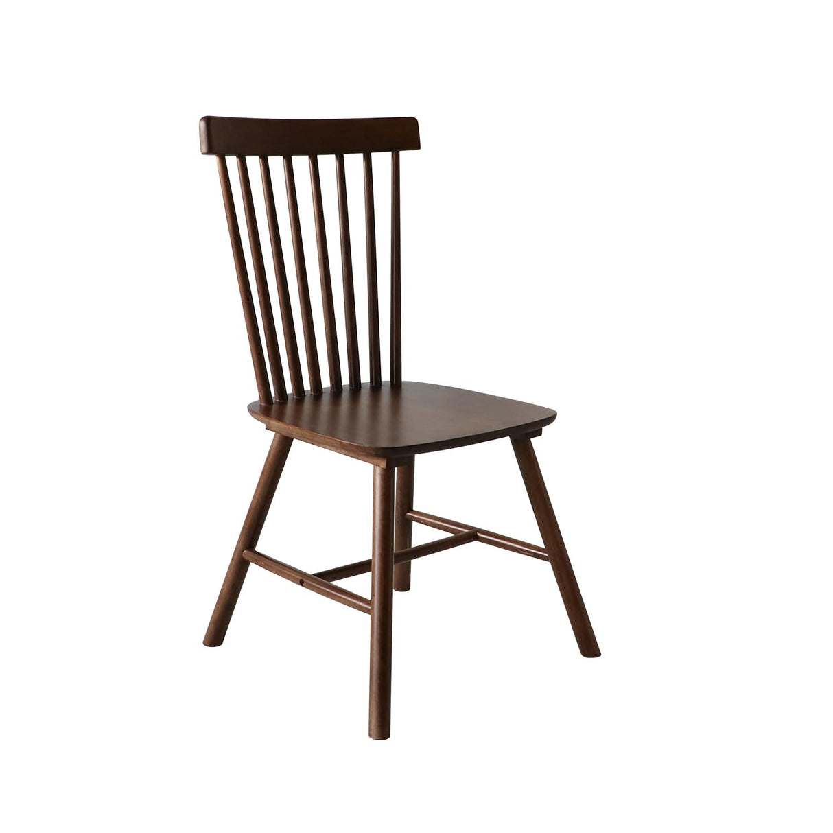 Windsor Dining Chairs Set of 4 - Solid Wood Farmhouse Spindle Back Kitchen Chairs