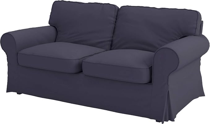 5 Piece Ektorp Loveseat Cover Stretch, for 1 Base Cover, 2 Seat Cushion Covers and 2