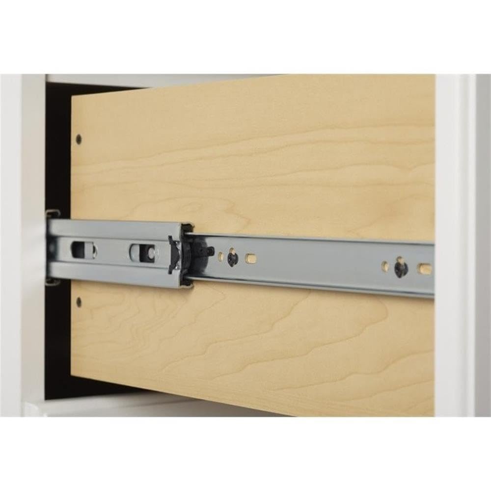 SystemBuild Evolution Kendall 36" 2 Door/2 Drawer Storage Cabinet - White