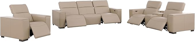 Umbria 3 Piece Power Recliner Sofa Set | Couch, Loveseat and Chair