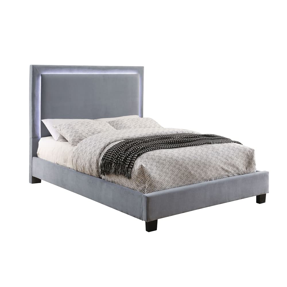 AA Warehousing Smith Platform, Twin Bed, Gray