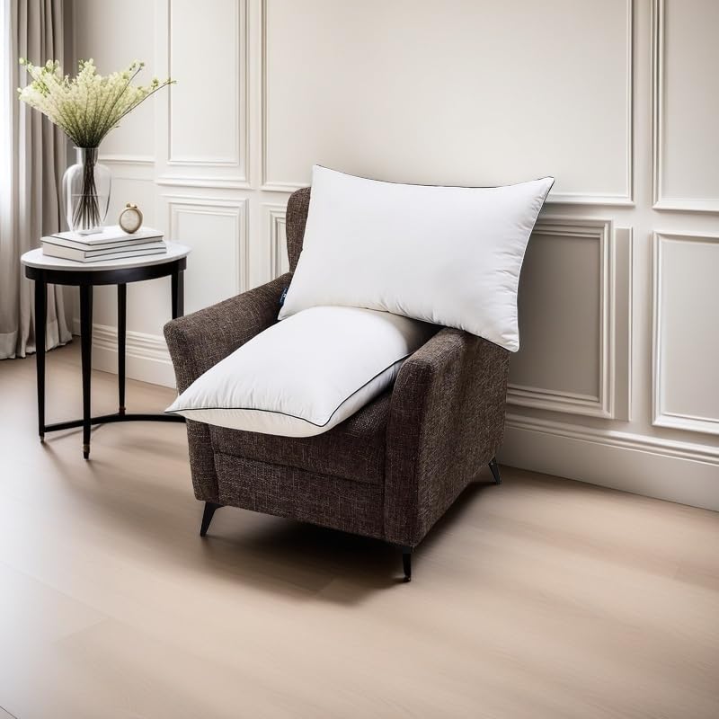 Down Pillow,Premium Goose Down Pillows King Size for Neck Pain Relief