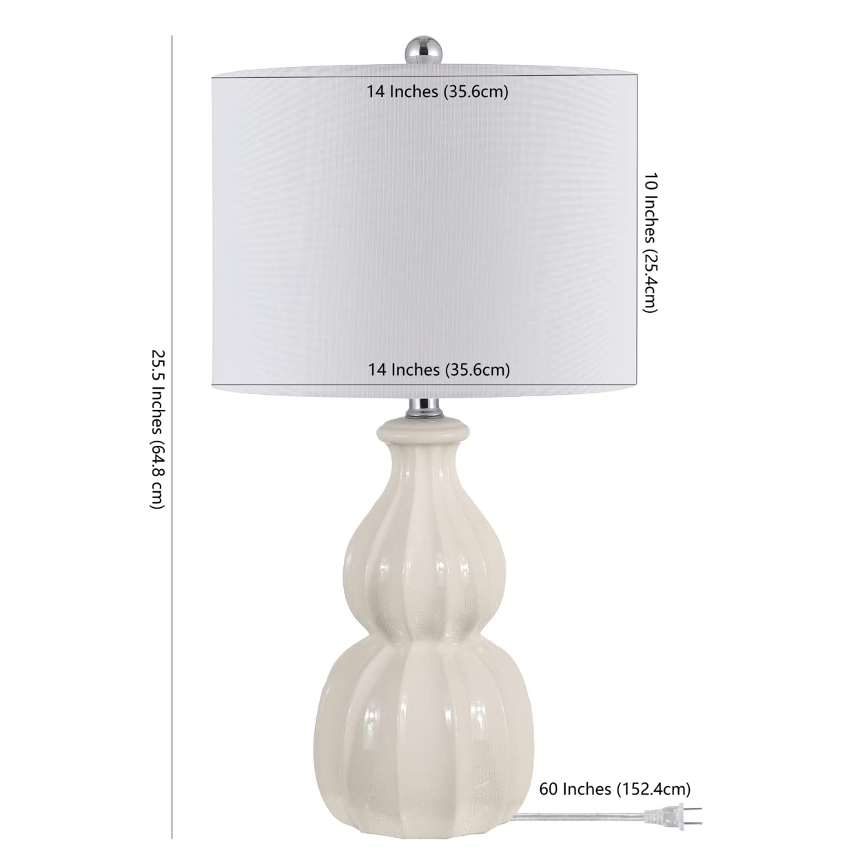 Lighting Collection Poppy Modern Contemporary Brass Iron 28-inch Bedroom Living Room