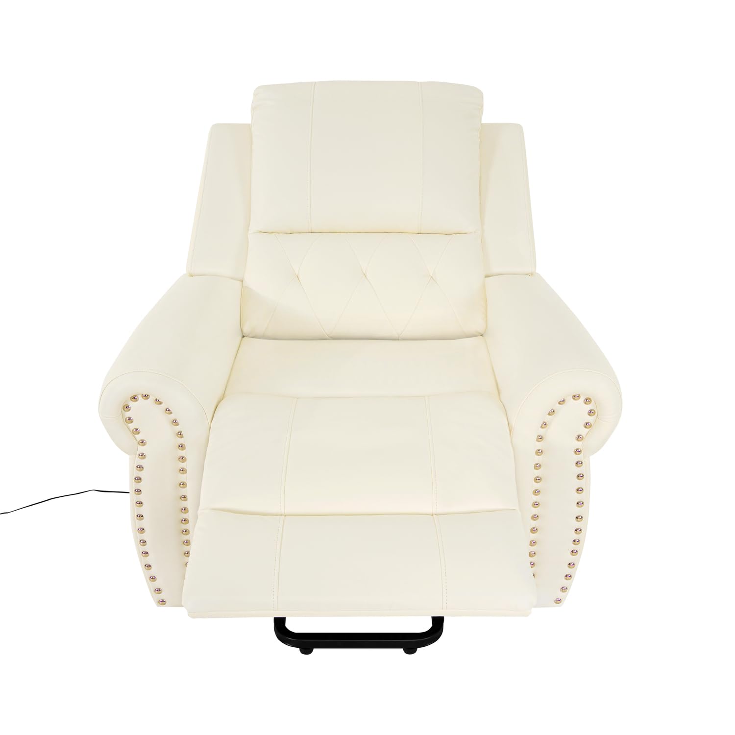 TatianaLux Air Leather Power Lift Recliner – Tufted Back &Remote Control