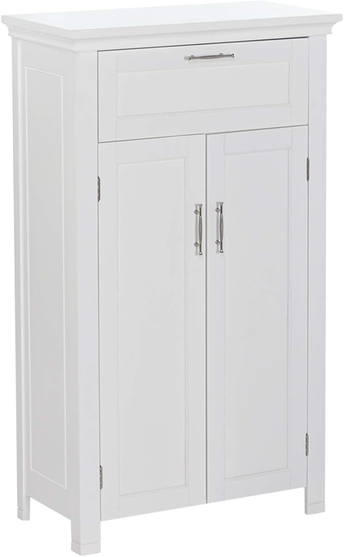 Somerset Two-Door Floor Cabinet, Gray