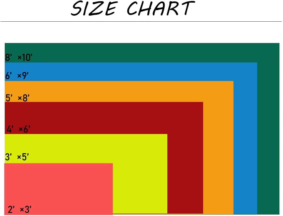 Beautiful Colorful Flowers Rugs Large for Living Room Modern Artistic Floral Print Area Rug Under Sofa