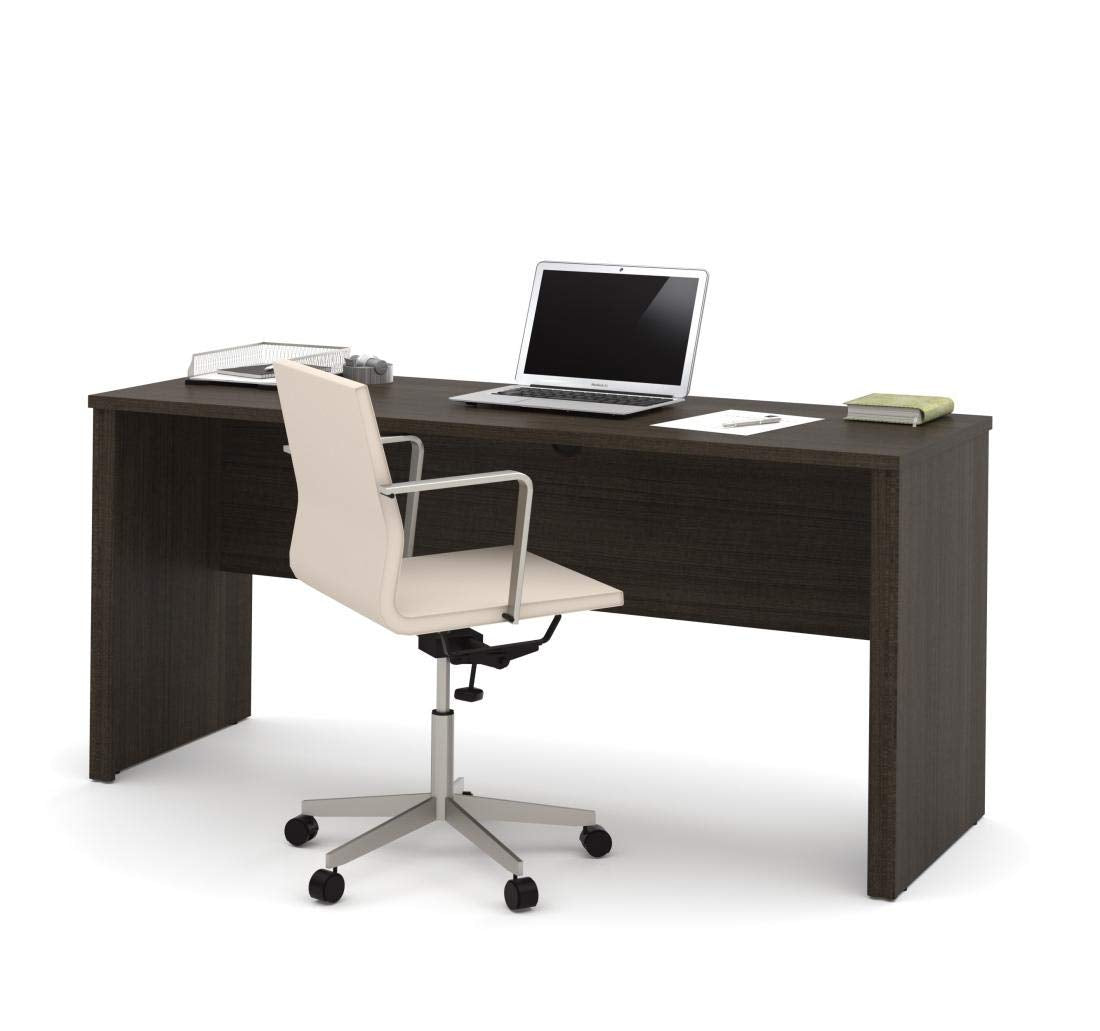 Embassy Narrow Desk Shell, 66W, Dark Chocolate