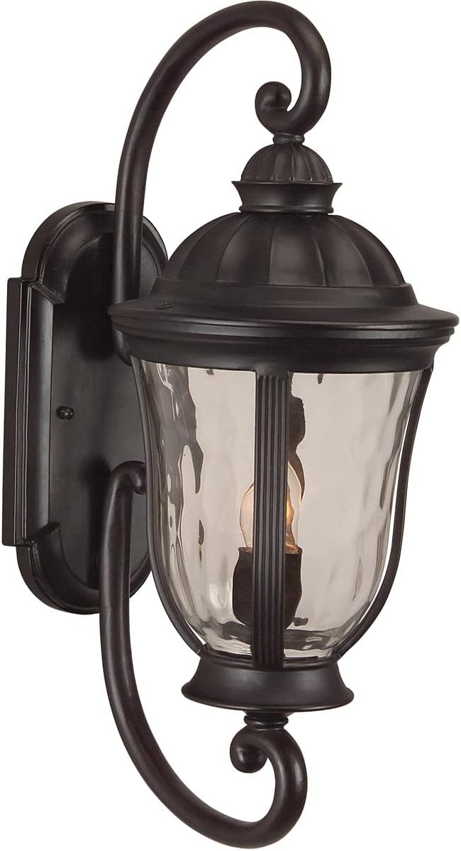 Z6020-OBO Frances Outdoor Wall Mount Sconce Lighting, 3-Light, 180 Watts, Oiled Bronze