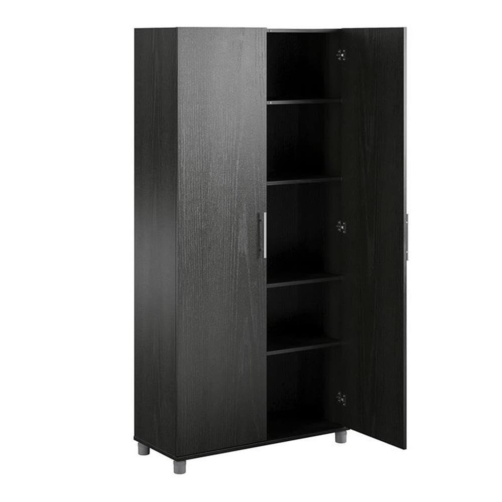 Evolution Camberly 36" Storage Cabinet in Black Oak