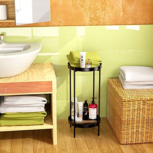 Metal Bloom 2-Tier Indoor & Outdoor Plant Stand