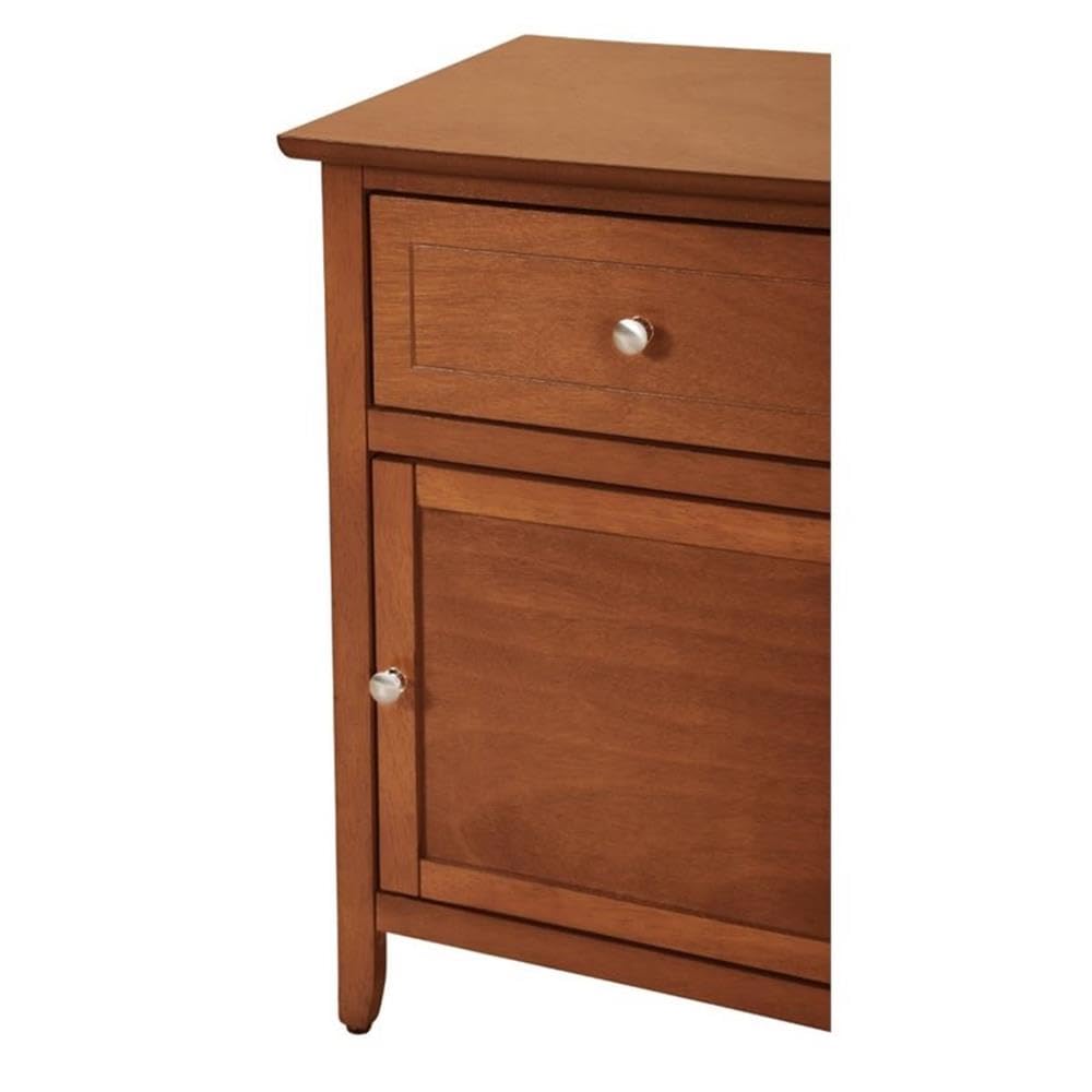 1 Drawer 1 Door Nightstand in Oak