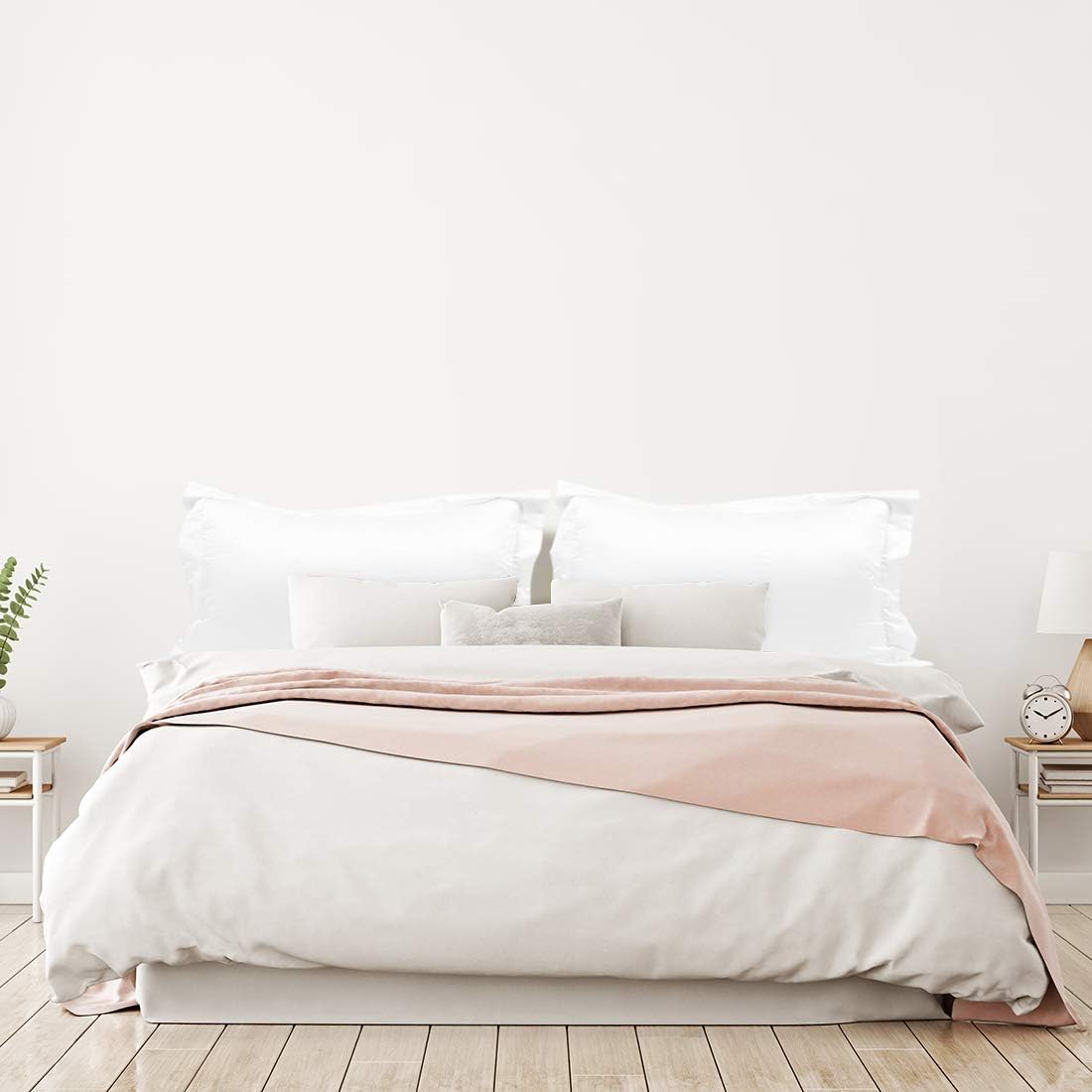 2 Pack Satin Pillowcase for Hair and Skin, Euro Sham Pillow