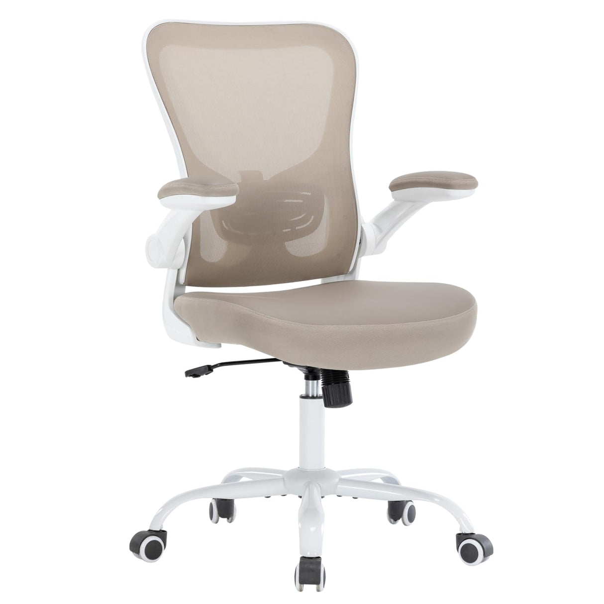 Office Chair Ergonomic Desk Chair, PU Leather Computer Chair with Lumbar Support