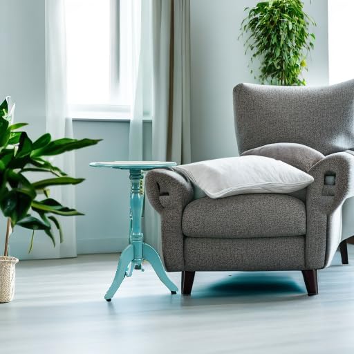 Simplify Round Pedestal Accent Side Table, Chic & Compact MDF Furniture for Traditional