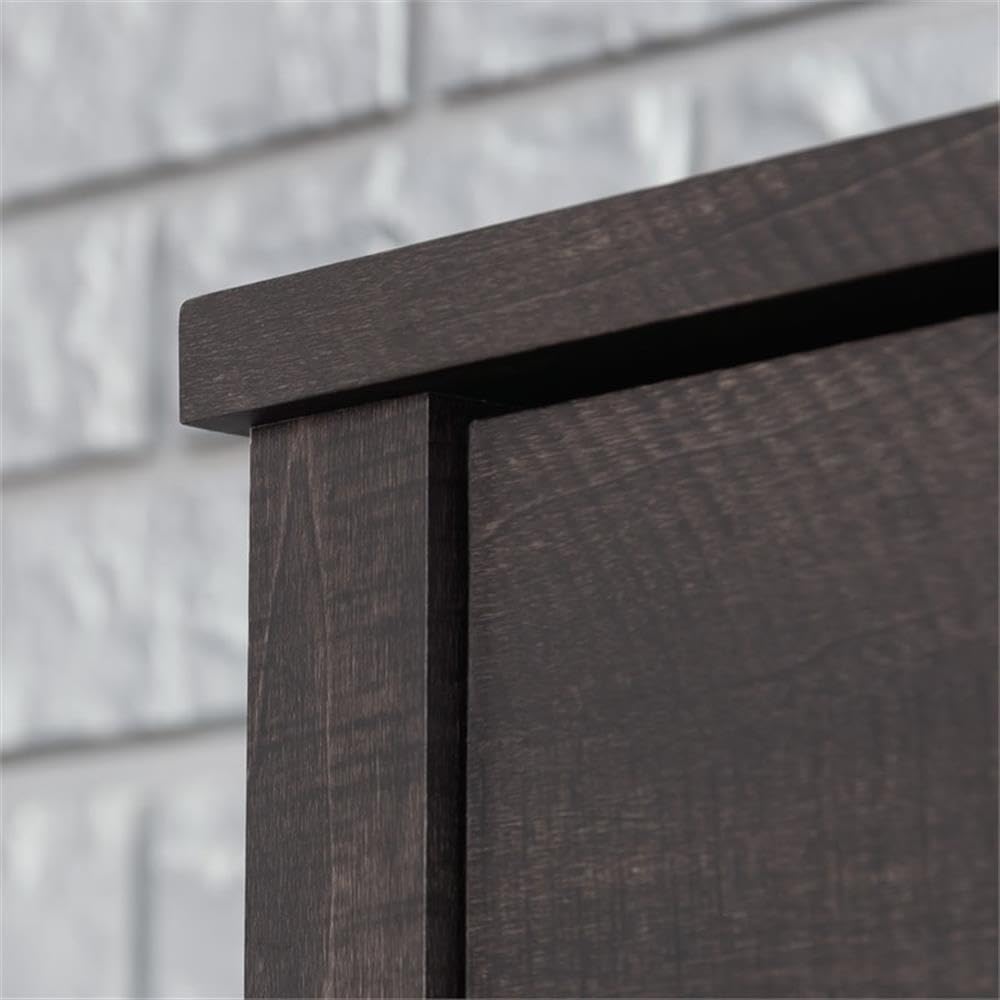 Engineered Wood Storage Cabinet in Blade Walnut Finish