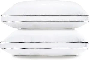 Pillows Set of 2 (20"x26") - Soft Gusseted Pillow for Back