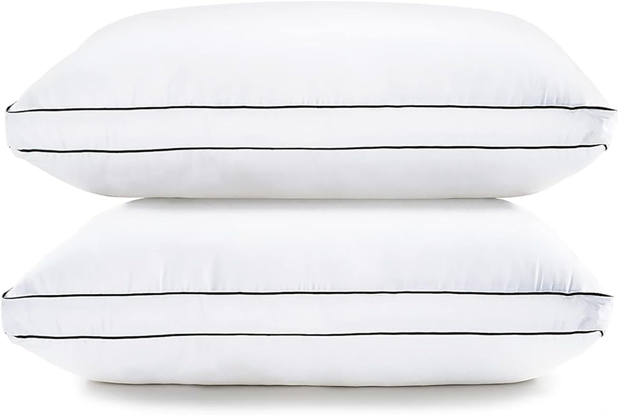 Pillows Set of 2 (20"x26") - Soft Gusseted Pillow for Back