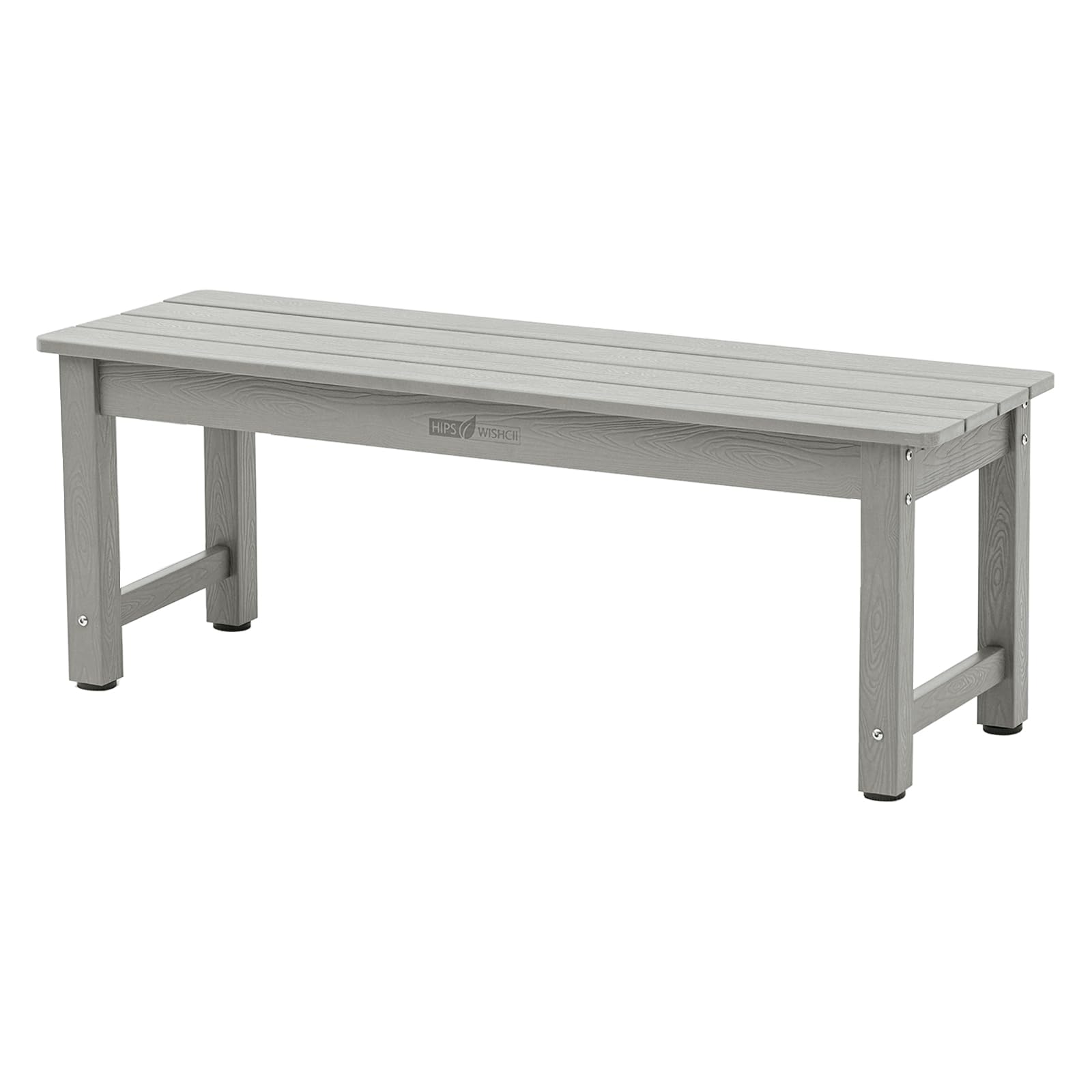 Outdoor Bench, Poly Lumber Weatherproof, 2 Person Patio Benches for Outdoors
