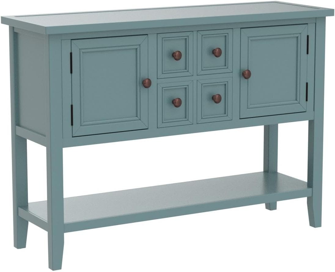 Aprilsoul Buffet Sideboard with Storage, Console Table with 4 Drawers