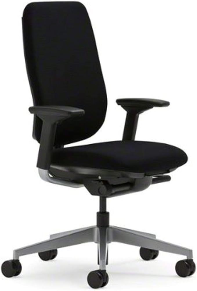 Chair, Grey Fabric -