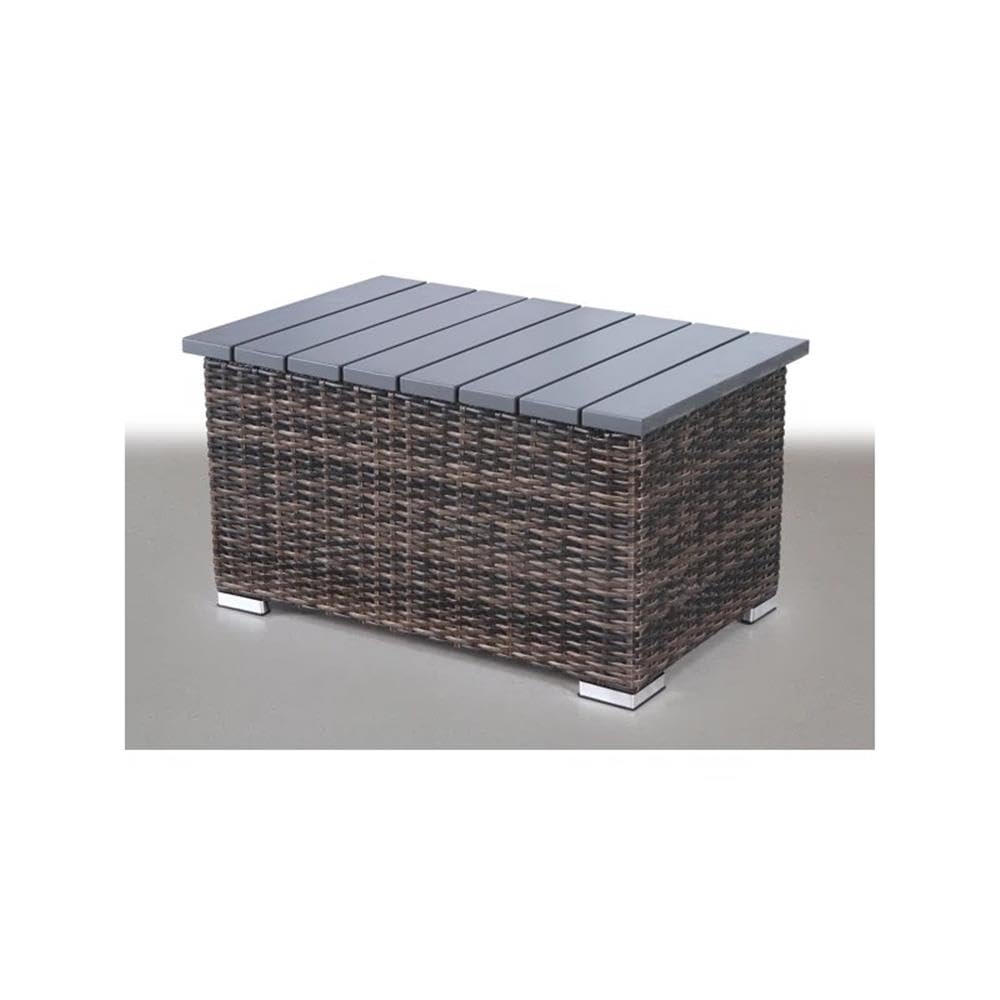 7-Piece Wicker/Rattan Sectional Set in Espresso