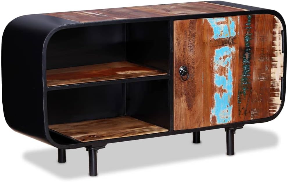 Modern AV Cabinet Media Storage Cabinet Audio Video Media Stand Cabinet