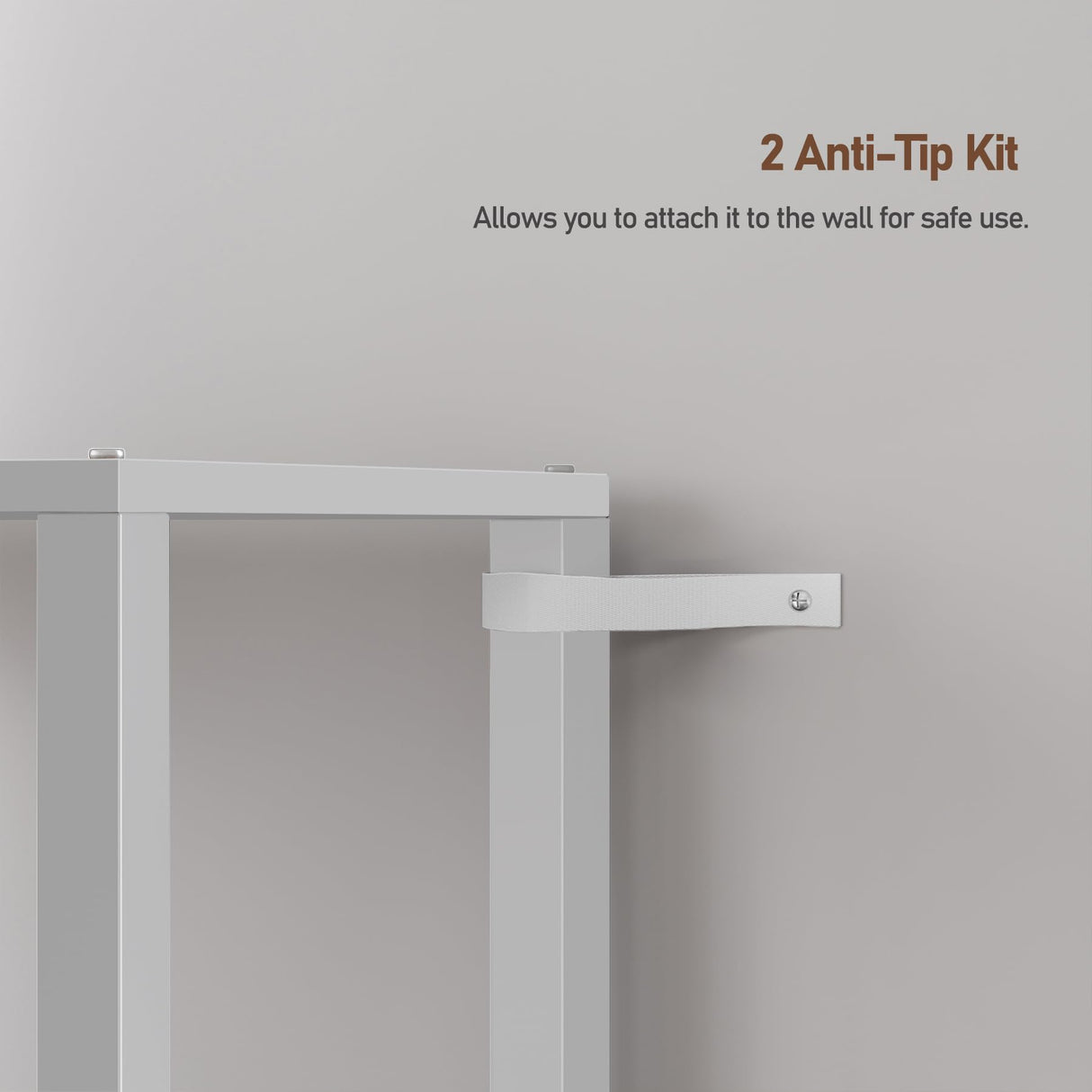 Bookshelf, 6-Tier Tall Book Shelf, Narrow Bookcase for Small Space, DIY Stackable Bookshelf, for Living Room, Office, Study, Entryway, Industrial, White BS01BW006