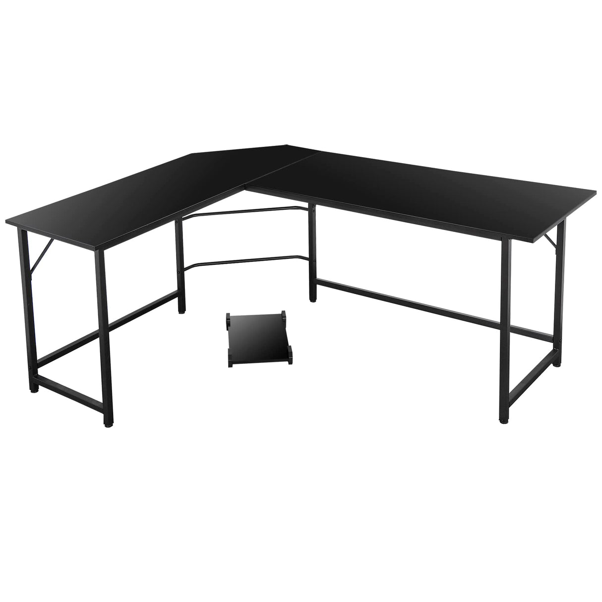 Modern L-Shaped Home Office Gaming Desk PC Table Writing Desk