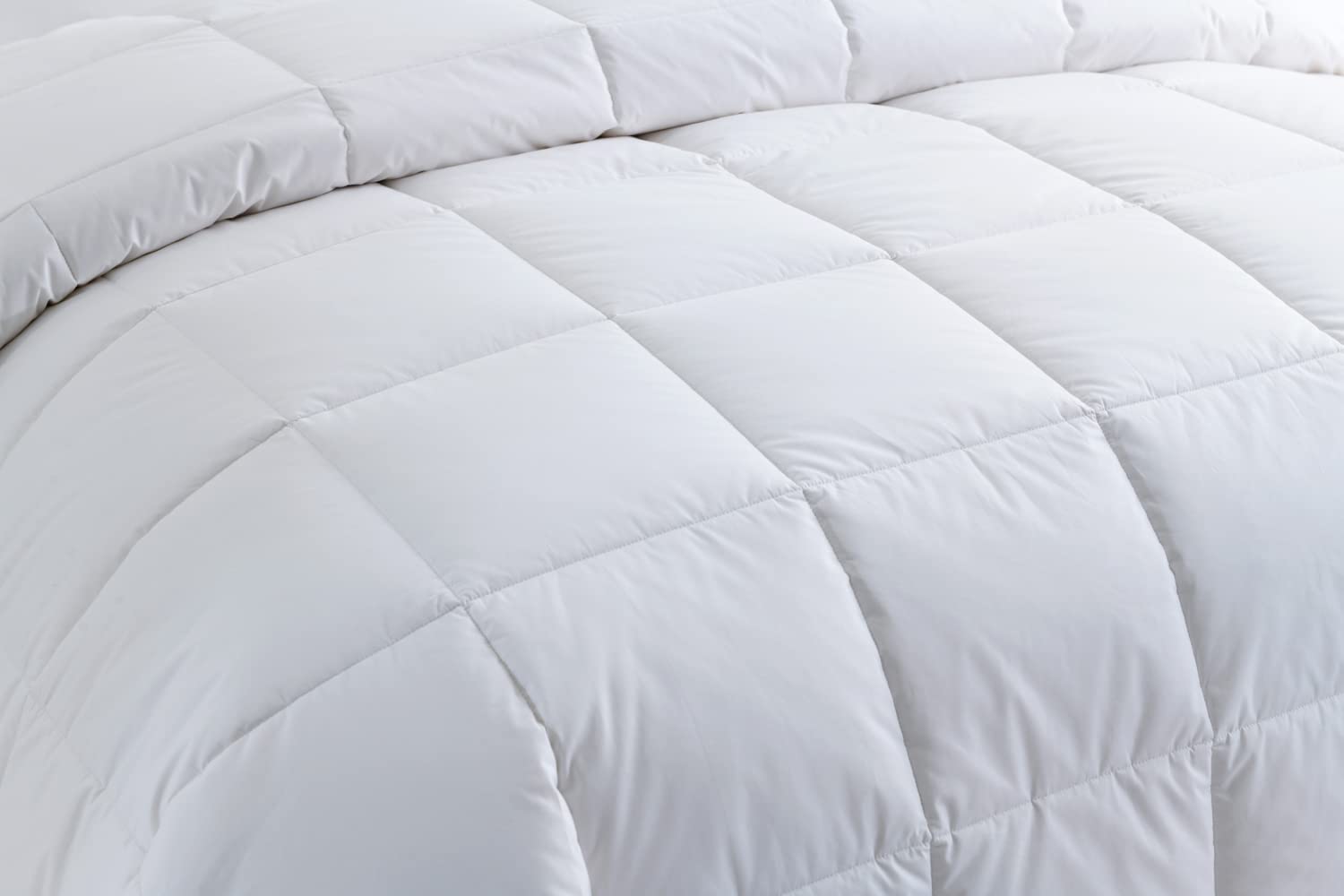 300 Thread Count Cotton Filled Comforter, White, Twin
