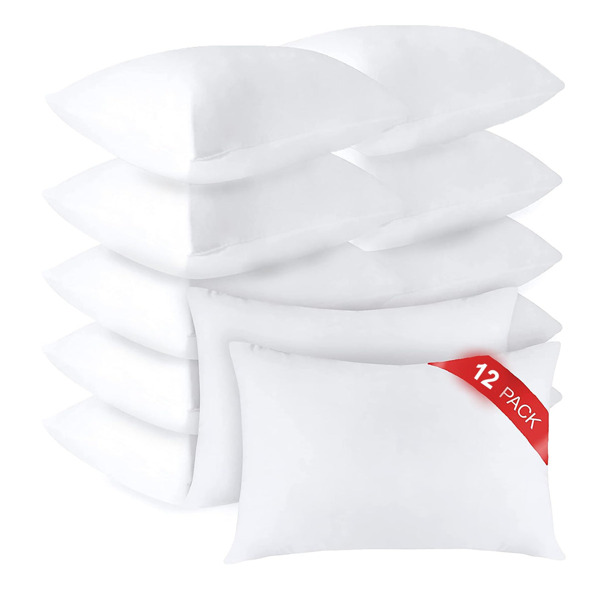 Queen Size 12 Pack Pillow Inserts, Pillows for Sleeping 12 Pack
