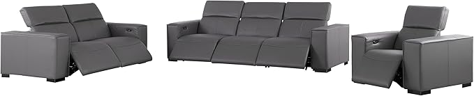 Umbria 3 Piece Power Recliner Sofa Set | Couch, Loveseat and Chair