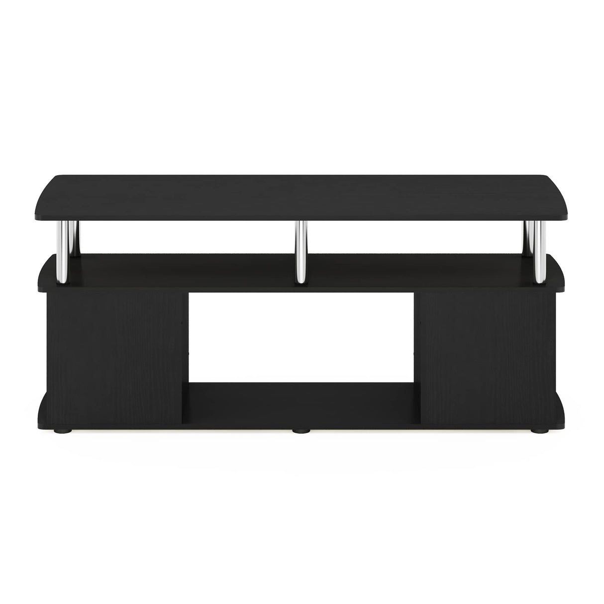 Jaya Utility Design Coffee Table, Americano, Stainless Steel Tubes