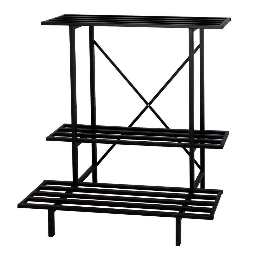 3 Tier Plant Stand Space-Saving Heavy Duty Plant Holder for Balcony, Home, Garden
