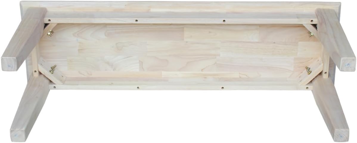 Shaker Style Bench, Unfinished