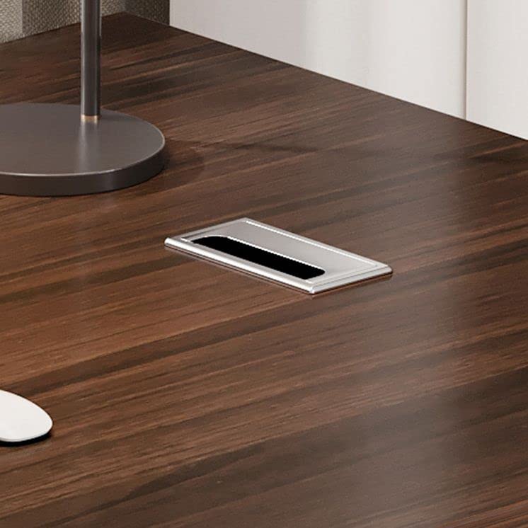 Computer Writing Desk, Rectangular Gaming Desk with with Drawers Modern Sturdy