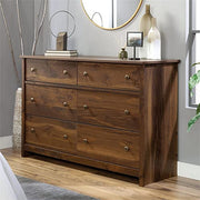 River Ranch 6-Drawer Bedroom Dresser in Grand Walnut, Grand Walnut Finish