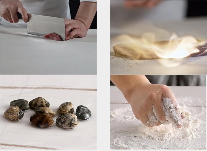 Console Table 35.4" High Marble Accent Table for Hall Nordic Marble Ultra Narrow