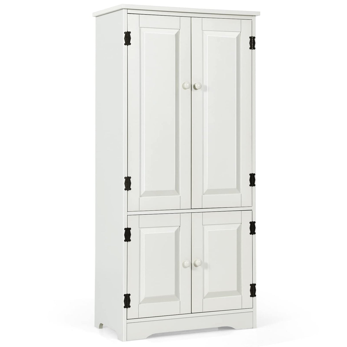 Kitchen Pantry Storage Cabinet, Wood Cupboard Organizer