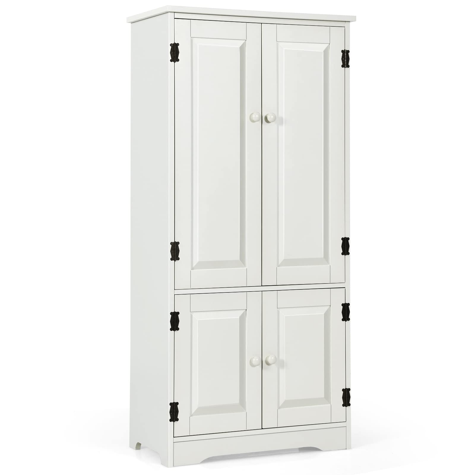 Kitchen Pantry Storage Cabinet, Wood Cupboard Organizer