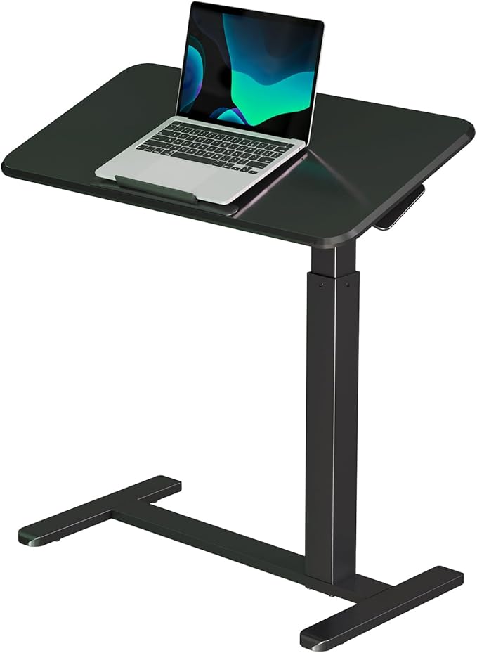 Mobile Standing Desk, Height Adjustable Rolling Laptop Table