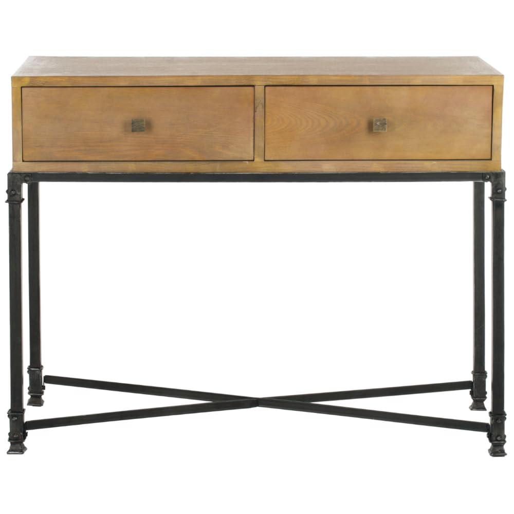 American Homes Collection Julian Natural Color Console Table