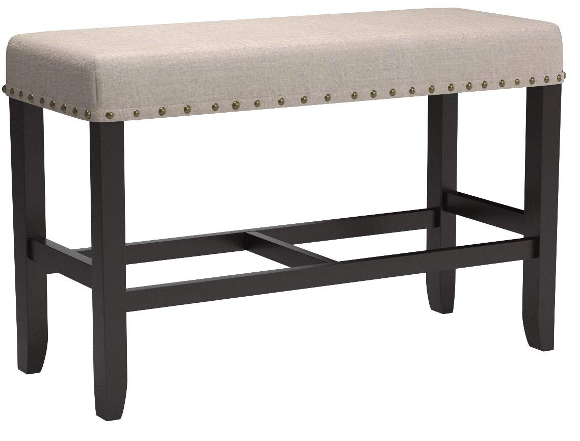 Biony Fabric Counter Height Dining Bench