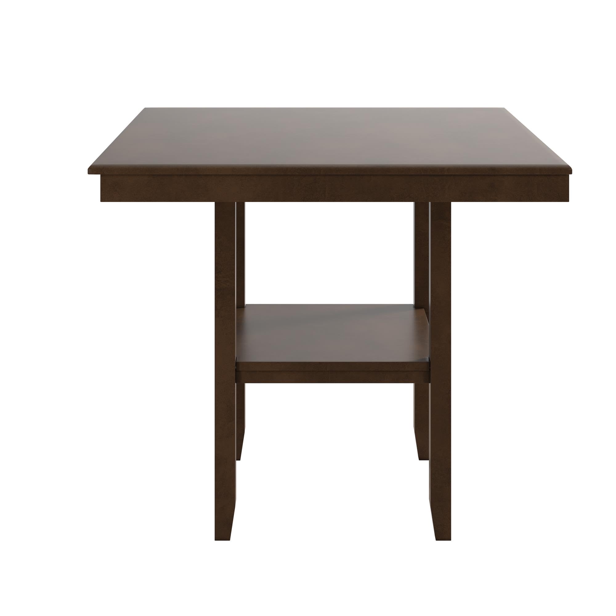 Counter Height Dining Table and Chairs Set, Espresso