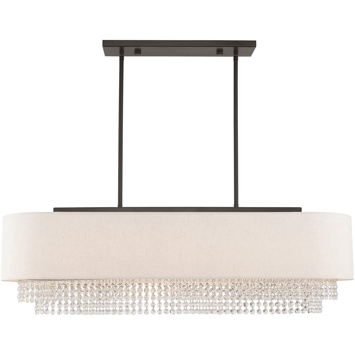 Lighting 51125-92 Carlisle - 41" Five Light Linear Chandelier