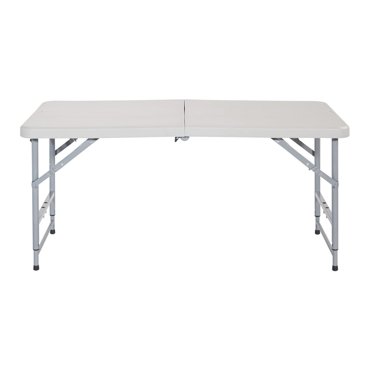 Resin Multipurpose Rectangle Table, 4-Feet Long, Height Adjustable